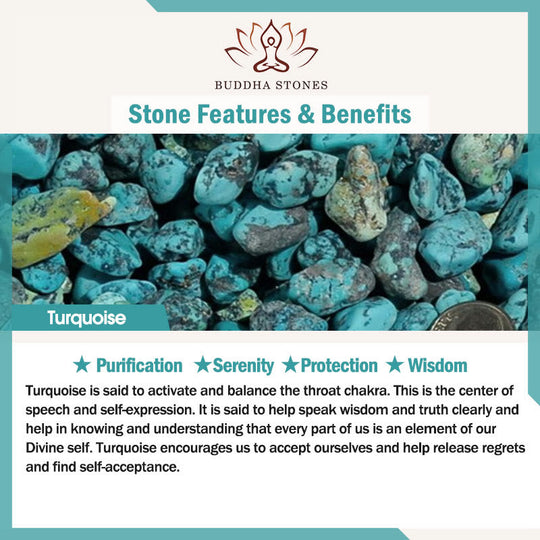 Buddha' Eye Turquoise Lotus Protection Bracelet