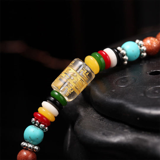 Goldstone 108 Mala Beads , Bracelet