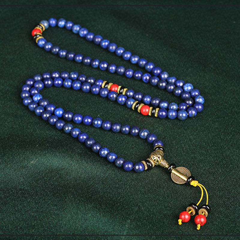 Mala Lapis Lazuli Positive Energy Bracelet