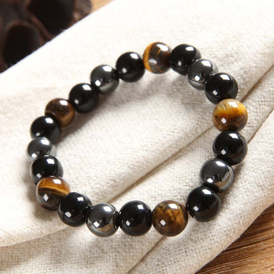 Tiger' Eye Necklace Set Bracelet