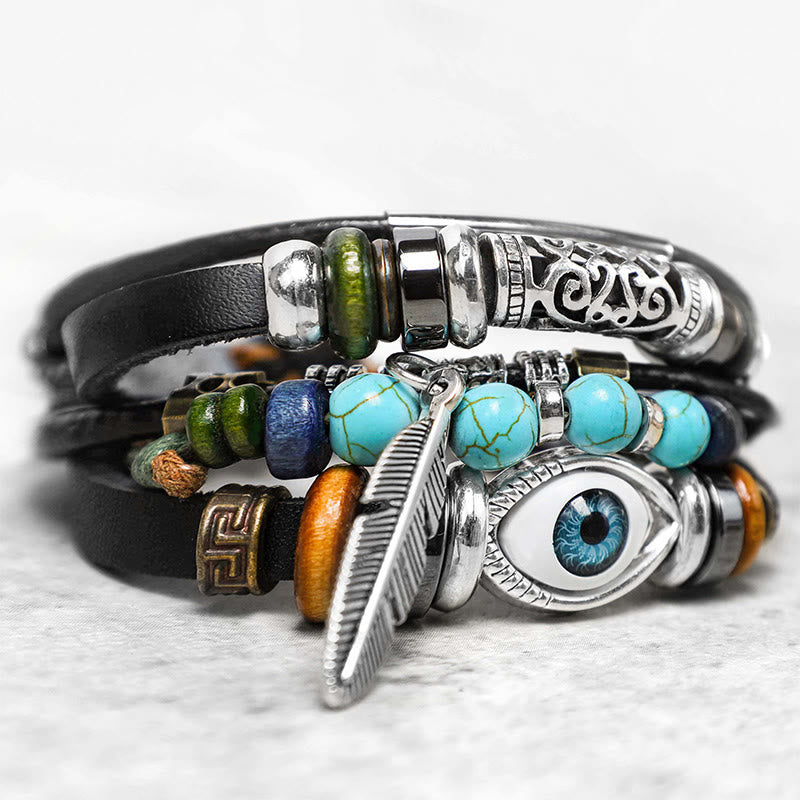 Turquoise Evil Eye Purification Bracelet