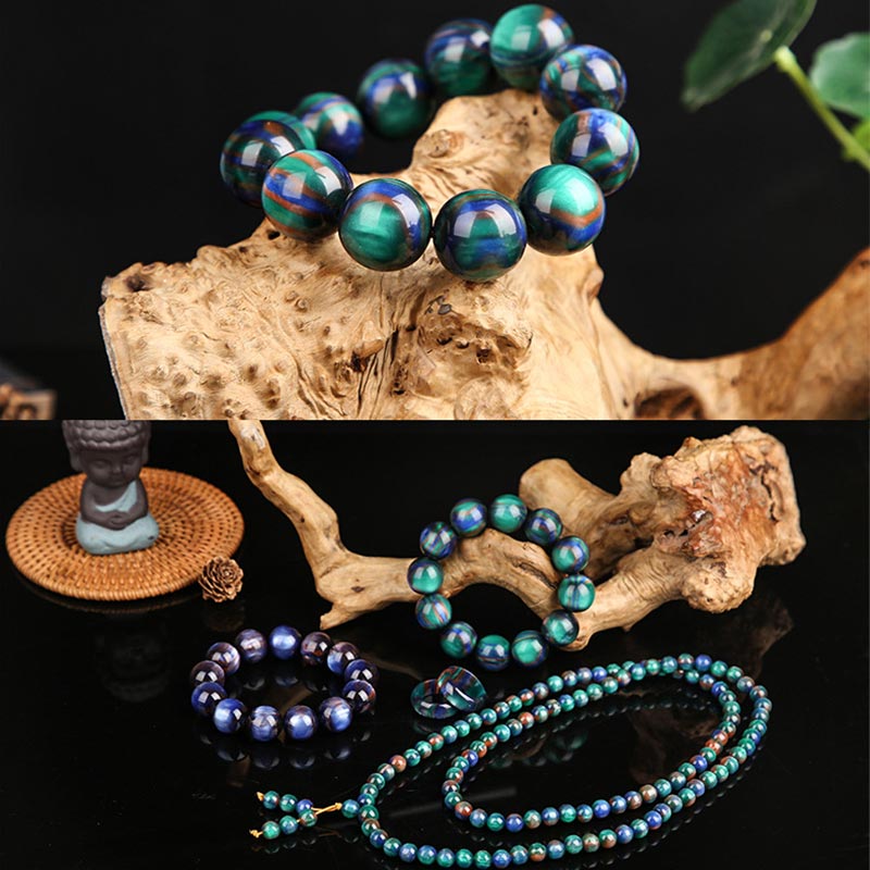 Colorful Sea Willow Mala Ring Bracelet
