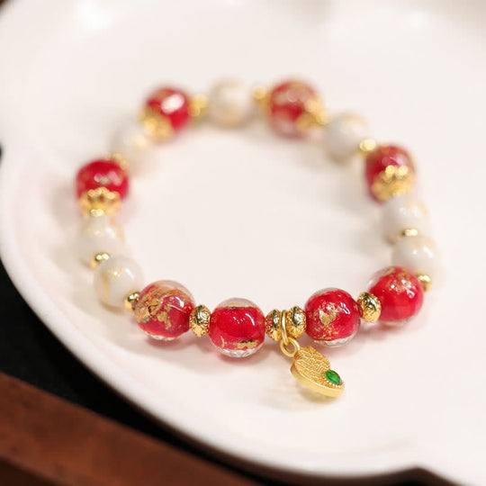 Gourd Wealth Charm - Liuli Bracelet