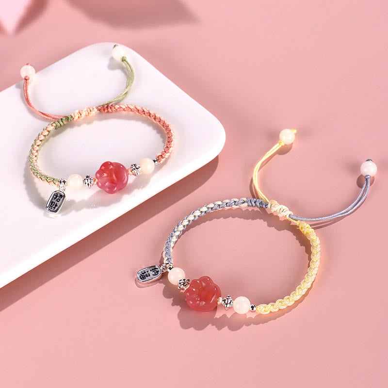 Yanyuan Agate Cat Paw White Bracelet