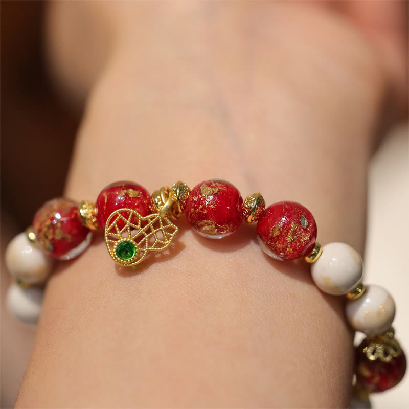 Gourd Wealth Charm - Liuli Bracelet