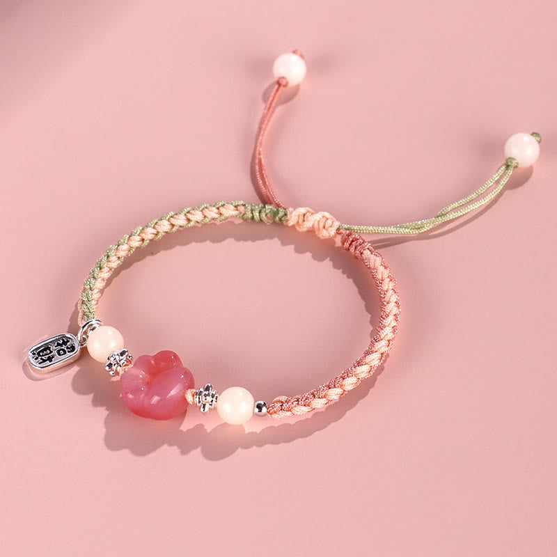 Yanyuan Agate Cat Paw White Bracelet